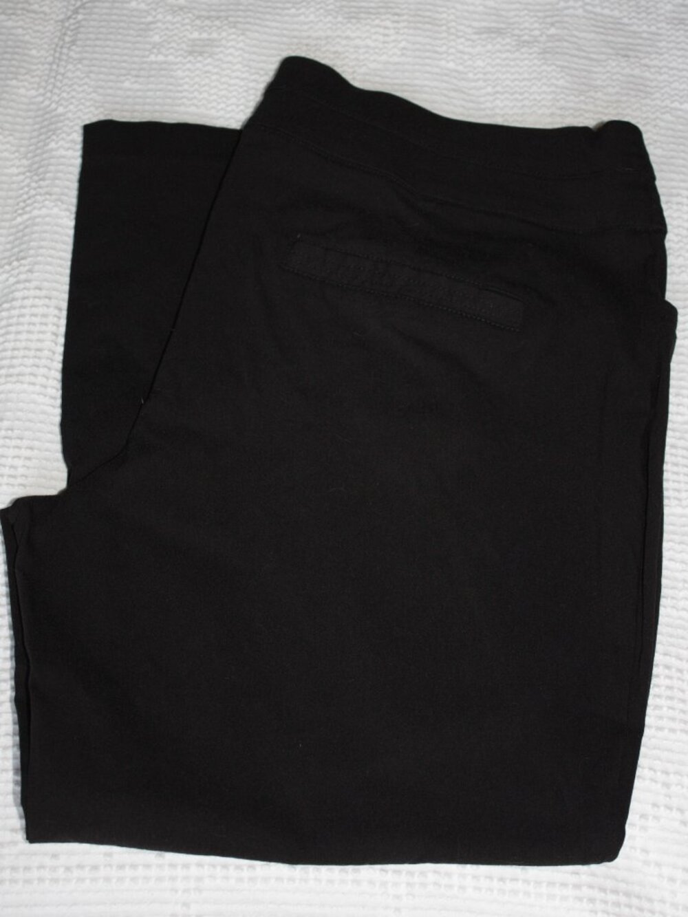 Maurices Black Stretch Pull On Dress Pants Size 22 Regular 22REG